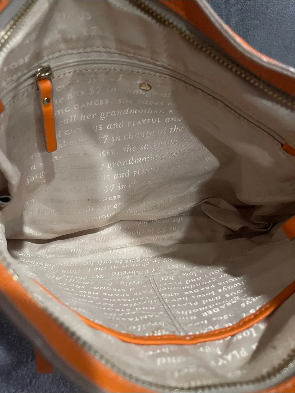 kate spade bright orange